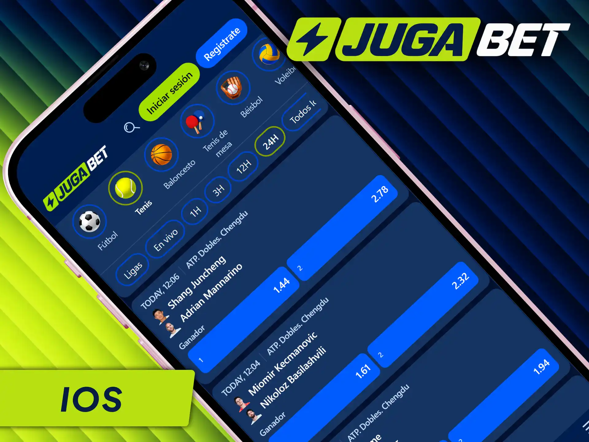 Descarga la app de Jugabet para iOS y realiza tus apuestas en Colombia.