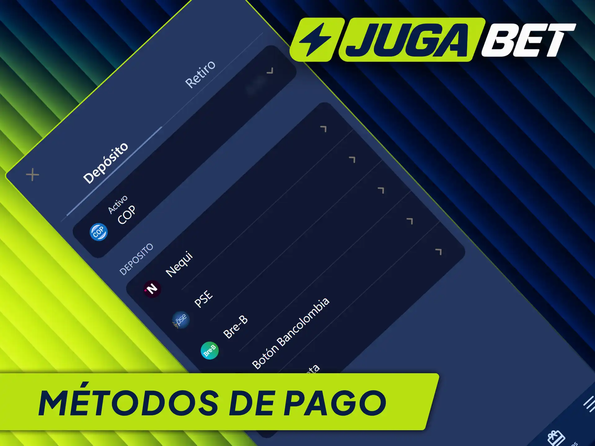 Conocé los métodos de pago en la app de Jugabet y realizá tus transacciones de forma segura.