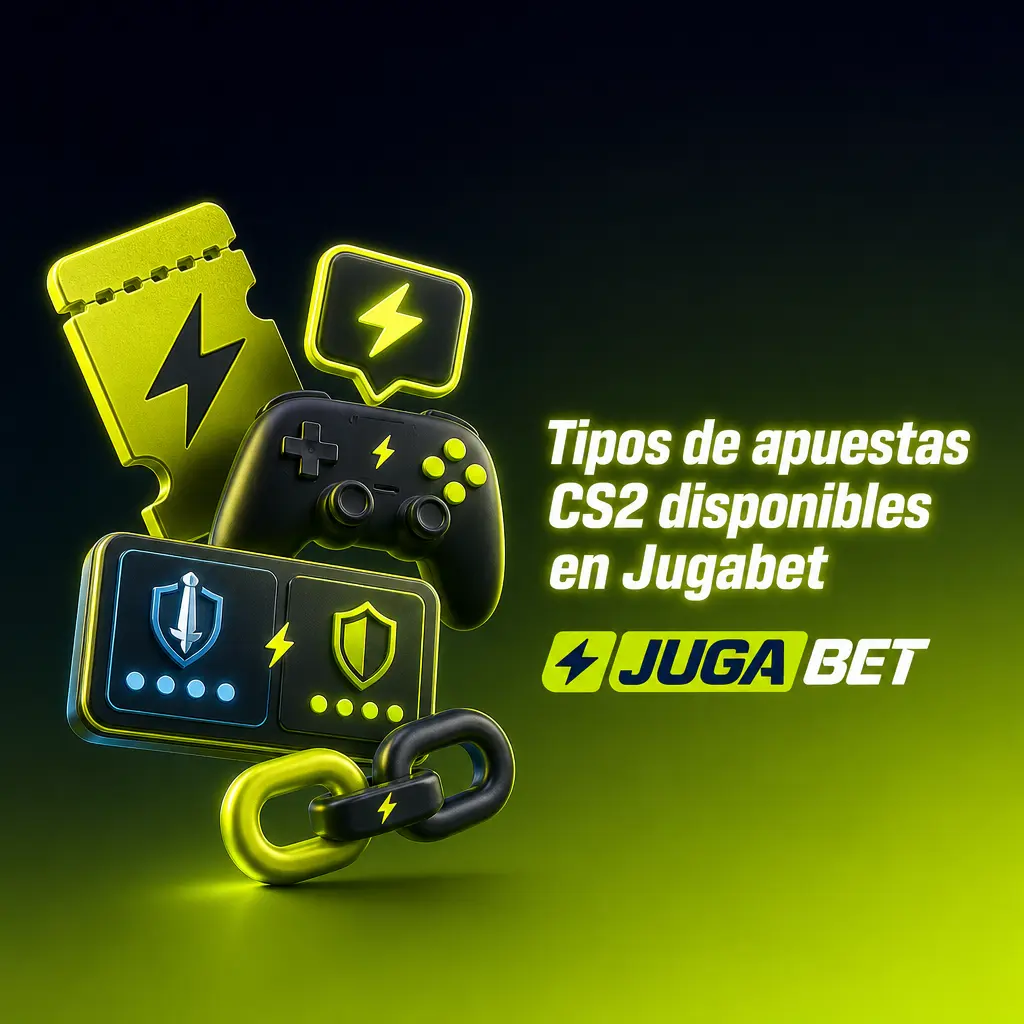 Tipos de apuestas en CS2 disponibles en Jugabet: mercados de mapas, rondas, hándicaps y campeón del torneo.